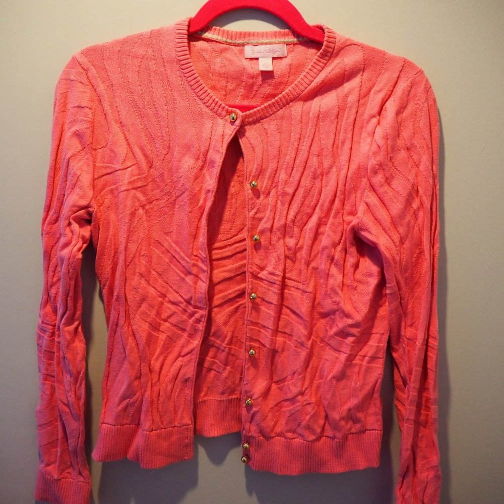 Lilly Pulitzer Zebra Stripe Cardigan